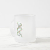 DNA – 科学/科学者/生物学 フロストグラスマグカップ (正面左)