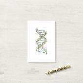 DNA -科学/科学者/生物学 ポストイット (デスク上)