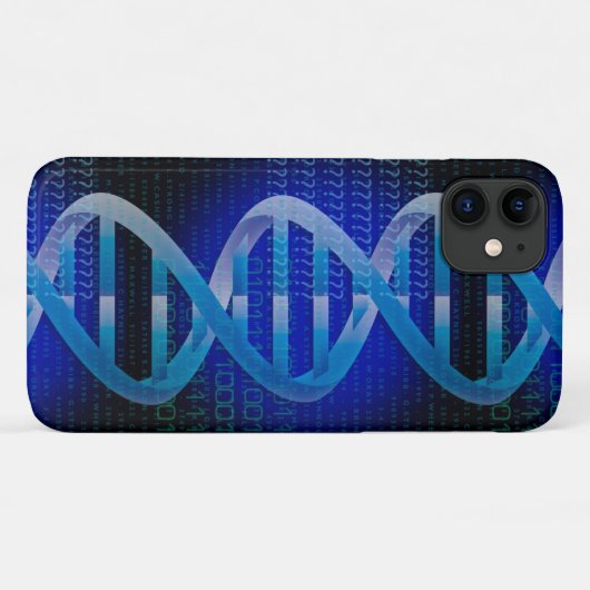 DNA IDブルーサイエンス Case-Mate iPhoneケース (裏面(横))
