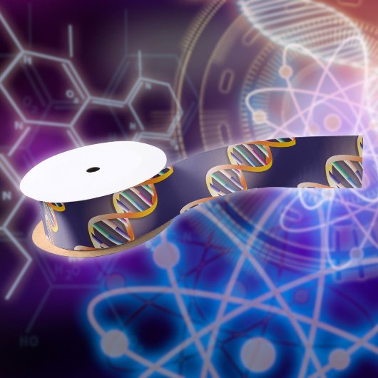 DNA ID パターン医療科学 サテンリボン