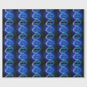 DNA ID ブルー医学 ラッピングペーパー (フラット)