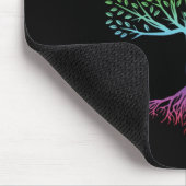DNA Tree カラフル Meditation Yoga Zen Asana Gift マウスパッド (コーナー)
