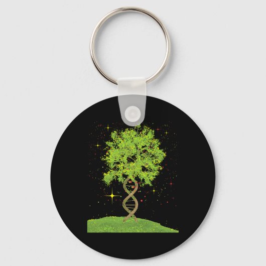 Dna Tree – 生物学生物学学生科学分野 キーホルダー (正面)