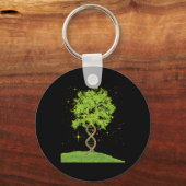 Dna Tree – 生物学生物学学生科学分野 キーホルダー (正面)