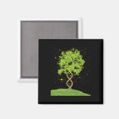 Dna Tree – 生物学生物学学生科学分野 マグネット (正面/裏面)