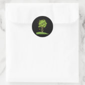 Dna Tree – 生物学生物学学生科学分野 ラウンドシール (バッグ)