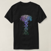 DNA Tree Life Earth Genetics Biologist Science Gif Tシャツ (デザイン正面)