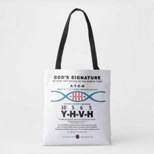 DNA-YHVHコード トートバッグ
