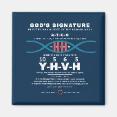 DNA-YHVHコード マグネット (正面)