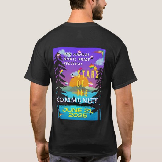 DNATL Pride 2025 Tシャツ (裏面)