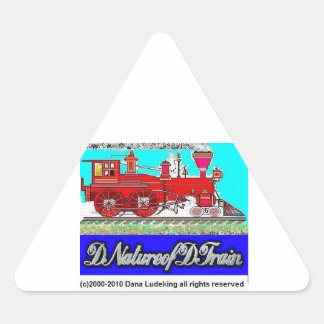 DNatureofDTrain三角形ステッカー 三角形シール