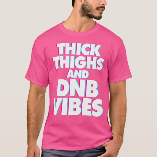 Dnbドラムとベース Tシャツ (正面)