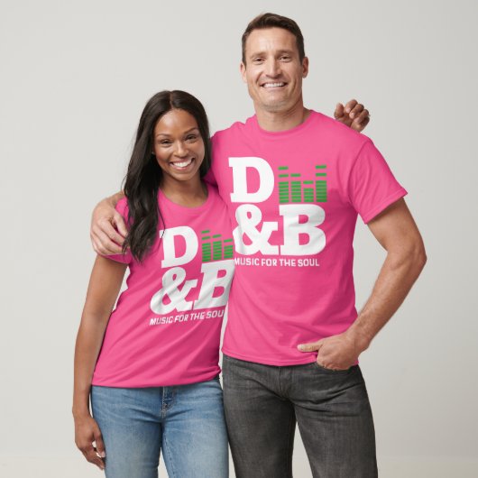 Dnb音楽の液体ダッステップドラムとベース Tシャツ (ユニセックス)