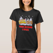 dNBb This Is How Roll School Bus Driver Merry Xmas Tシャツ (正面)