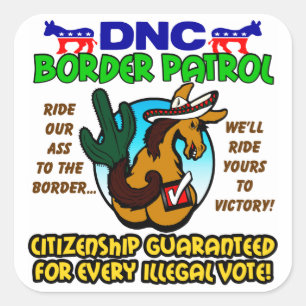 DNCの国境巡視隊 スクエアシール