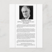 DNCはFDR保の名前を投票用紙から消すのか? ポストカード (正面)