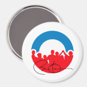 DNC CONVENTION WITH OBAMA AUTOGRAPH.png マグネット (正面/裏面)
