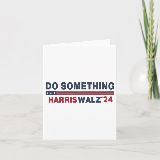 Dnc Do Something Vote Kamala Harris Wheimer 2024 F カード (正面)