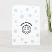 DnDクリスマスカードメリークリスマス カード (裏面)