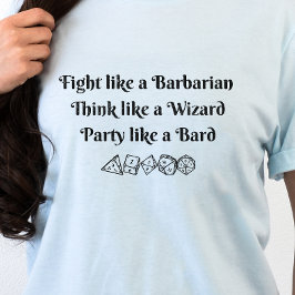 DnDシャツ – バーバリアンウィザードバード Tシャツ