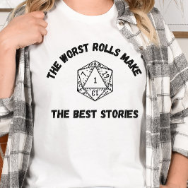 DnDシャツ – 最悪の転がストーリーを最高の作る Tシャツ