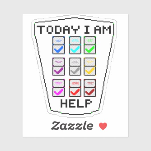 DND調整グラフ シール (シート)