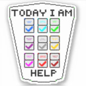 DND調整グラフ シール (正面)