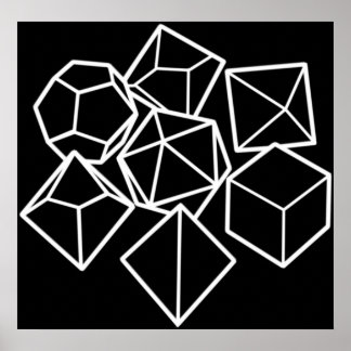 DnD -サイコロ設定 ポスター