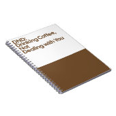 DND Drinking Coffee Notebook ノートブック (右側)