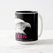 DNF：私たちのハートの女王！ ツートーンマグカップ (正面右)