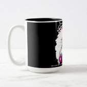 DNF：私たちのハートの女王！ ツートーンマグカップ (左)