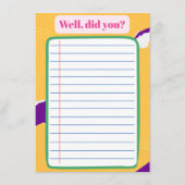 DNF Tracker for  Book Readers シーズンカード (裏面)