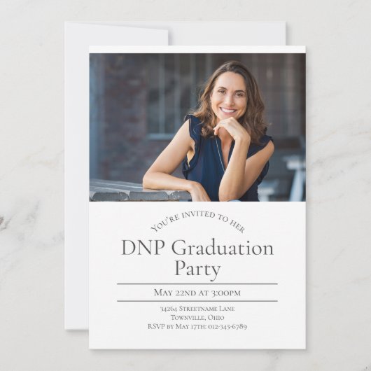 DNP二写真卒業招待状 招待状 (正面)