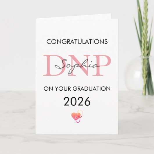DNP卒業お名前2026年卒業生 カード (正面)