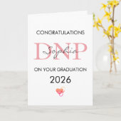 DNP卒業お名前2026年卒業生 カード (黄色い花)