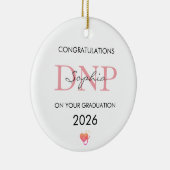 DNP卒業お名前2026年卒 セラミックオーナメント (右)