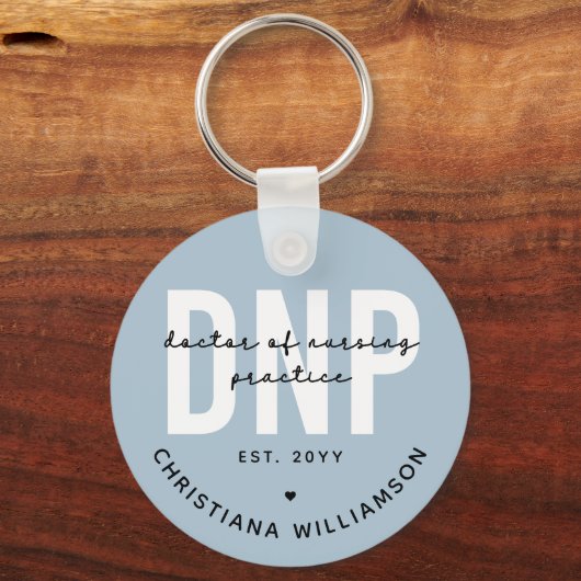 DNP看護カスタム練習医の卒業式 キーホルダー (正面)