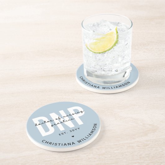 DNP看護カスタム練習医の卒業式 コースター (側面)