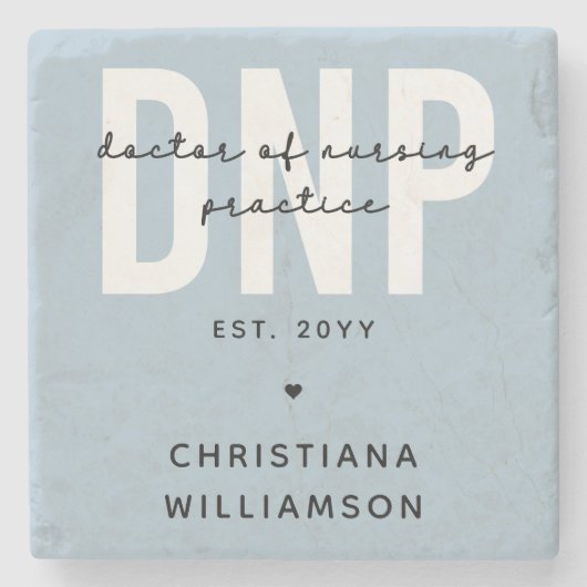 DNP看護カスタム練習医の卒業式 ストーンコースター (正面)