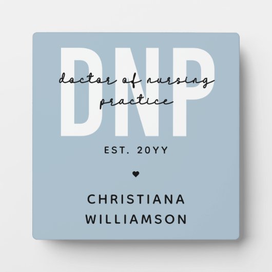 DNP看護カスタム練習医の卒業式 フォトプラーク (正面)
