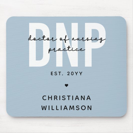 DNP看護カスタム練習医の卒業式 マウスパッド (正面)
