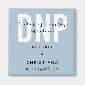 DNP看護カスタム練習医の卒業式 マグネット (正面)