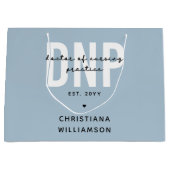 DNP看護カスタム練習医の卒業式 ラージペーパーバッグ (正面)