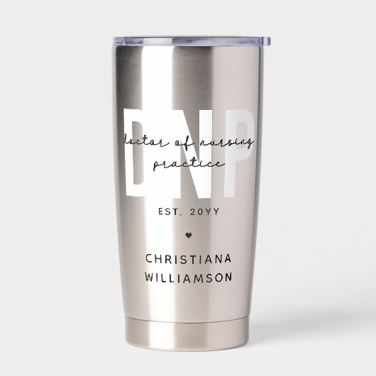 DNP看護カスタム練習医の卒業式 保温保冷タンブラー (左面)