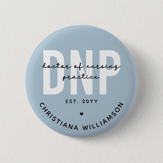 DNP看護カスタム練習医の卒業式 缶バッジ (正面)