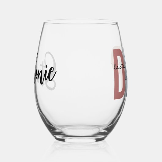 DNP看護パーソナライズされた医 ステムなしワイングラス (右)
