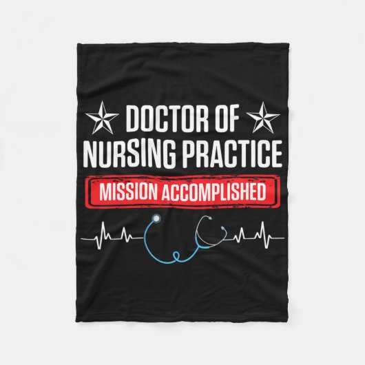 Dnp看護実習の医師Rnナース フリースブランケット (正面)