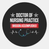 Dnp看護実習の医師Rnナース ラウンドシール (正面)