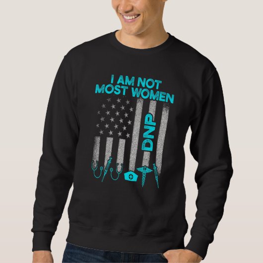 Dnp看護実習ほとんどの女性Rnナース スウェットシャツ (正面)