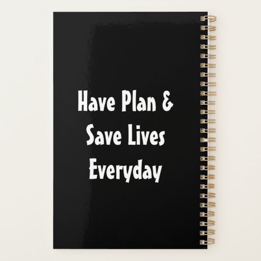 DNP進行中 – 看護学校・研修ことわざ プランナー手帳 (裏面)